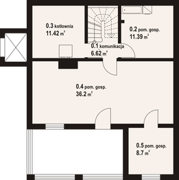 Piwnica projektu - Jaworzynka dw 5