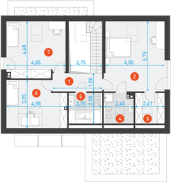 Poddasze projektu - Atrakcyjny 1A