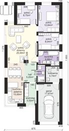 Parter projektu - Dom przy Pastelowej 15 D