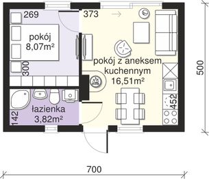 Parter projektu - Dom przy Bukowej 35 N