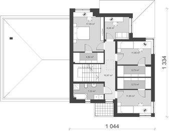 Piętro 1 projektu - uA55v1