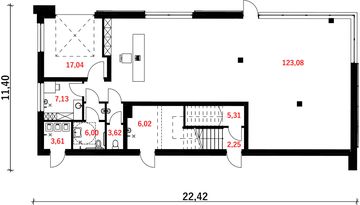 Parter projektu - Budynek mieszkalno-usługowy BMU-315