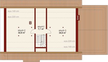 Poddasze projektu - Domena 104 B-T