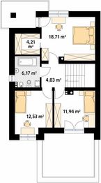 Piętro 1 projektu - Sekwoja W