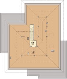 Poddasze projektu - Kalwados modern