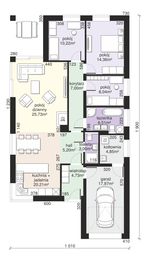 Parter projektu - Dom przy Pastelowej 17