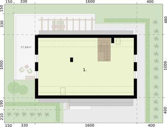 Poddasze projektu - Split
