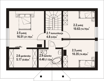 Poddasze projektu - Hoczew średnia 21 dws