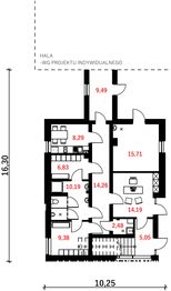 Parter projektu - Budynek socjalno-biurowy BSB-174