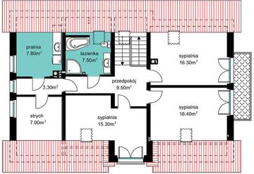 Poddasze projektu - BS-16 z lokalem