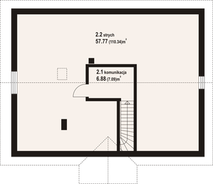 Poddasze projektu - Alamowo m1