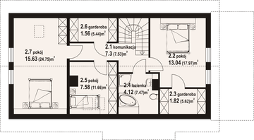 Poddasze projektu - Kopowo dw