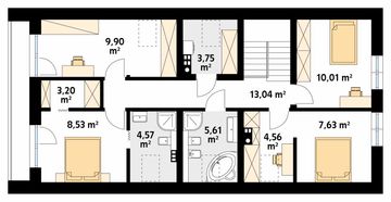 Poddasze projektu - Pogodny