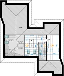 Poddasze projektu - Gustowny 01