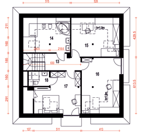Poddasze projektu - Nowa bez garażu [B]