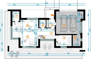 Parter projektu - Z pergolą 03