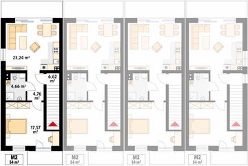 Piętro 1 projektu - Dracena