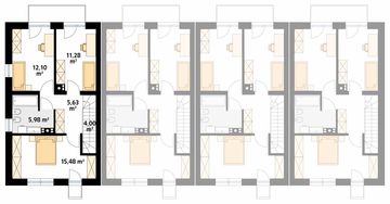 Piętro 1 projektu - Jarzębina