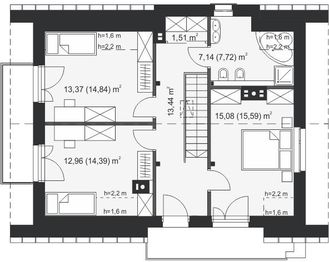 Poddasze projektu - DomStudio 01