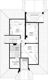 Poddasze projektu - Dom na parkowej 7 B