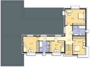 Piętro 1 projektu - Annecy DCP360