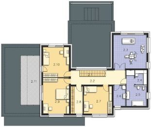 Piętro 1 projektu - Santander DCP371