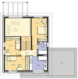 Poddasze projektu - Grenoble II DCP353a