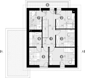 Poddasze projektu - HomeKoncept 72