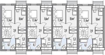 Poddasze projektu - Emilka - szereg l+s+s+p