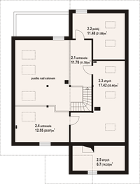 Poddasze projektu - Tychowo dw