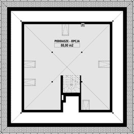 Poddasze projektu - E-244a
