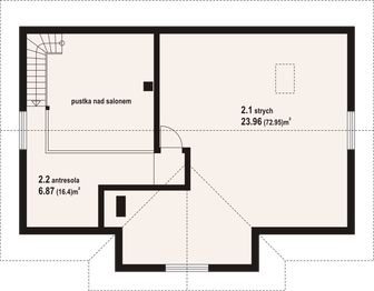 Poddasze projektu - Chmielów 6 dws