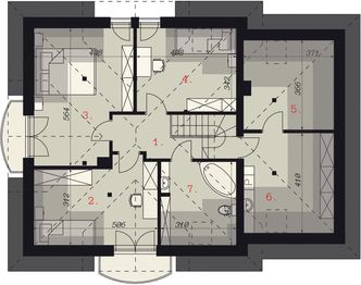 Poddasze projektu - Sej-pro 002 energo