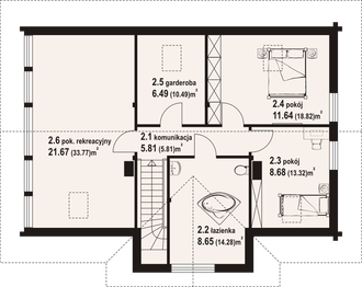 Poddasze projektu - Chmielów dw 25