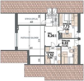 Poddasze projektu - Nel II N+