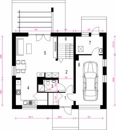 Parter projektu - Igor IV z garażem 1-st. [A]