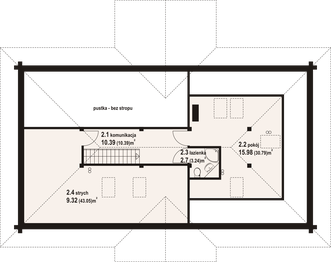 Poddasze projektu - Dąbie dw