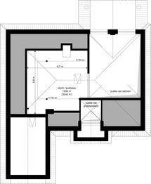 Poddasze projektu - Dom na Parkowej 2