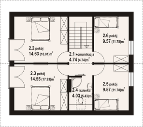 Poddasze projektu - Bartne 39
