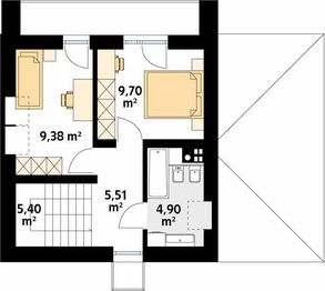 Poddasze projektu - Mandarynka