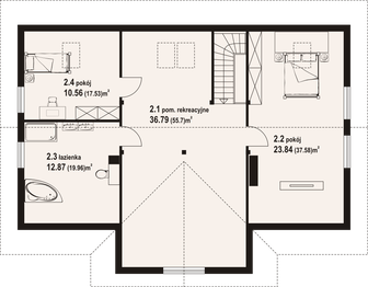 Poddasze projektu - Chmielów dw 29