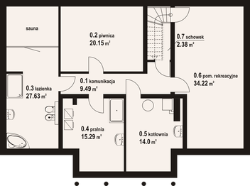 Piwnica projektu - Chmielów dw 29