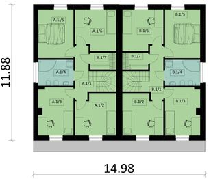 Piętro 1 projektu - KA92