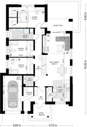 Parter projektu - Parterowy wąski 2