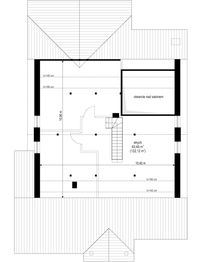 Poddasze projektu - Parterowy wąski 2
