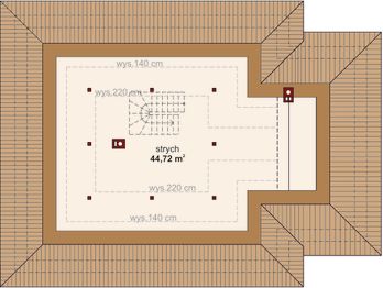 Poddasze projektu - Domena 112 A1