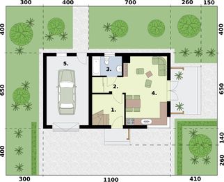 Parter projektu - Orlean 7A dom letniskowy