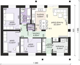 Parter projektu - Dom przy Bukowej 23