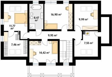 Poddasze projektu - Łubin