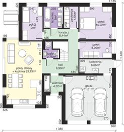 Parter projektu - Dom przy Przyjemnej 24 bis